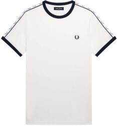 FRED PERRY T-Shirt Taped Ringer M4620 129 snow white (M4620 129 snow white)