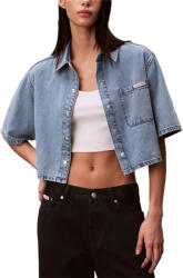 Calvin Klein Cămaşă Boxy Cropped Denim LV047F498G 21E vintage moss (LV047F498G 21E vintage moss)