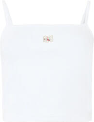 Calvin Klein Top Sl Woven Label 2X2 Baby Rib Cr LV047F221G YAF bright white
