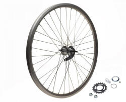 WMX Roata spate dubla bicicleta 26 , frana in butuc, Torpedo, culoare argintiu (AWR2613)