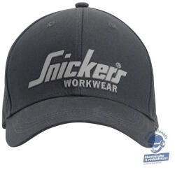 Snickers Logo Baseball Sapka - Acélszürke, Egy méret - 9041 (90415804000)