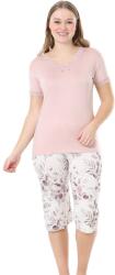 Bella Secret Pijama damă, 7138, tricou mânecă scurtă cu pantalon trei sferturi, Bella Secret