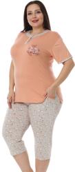 Bella Secret Pijama damă, 7073, tricou mânecă scurtă cu pantalon trei sferturi, Bella Secret