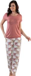 Bella Secret Pijama damă, 1354, tricou mânecă scurtă cu pantalon lung, Bella Secret