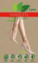 Marilyn Set 3 șosete scurte, poliamidă, bej, Marilyn - mărime unică