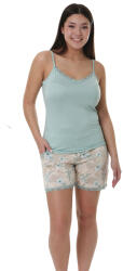 Bella Secret Pijama damă, 8118, maiou cu bretele cu pantalon scurt, Bella Secret