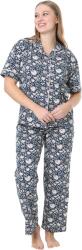 Bella Secret Pijama damă, 6284, cămașă mânecă scurtă cu pantalon lung, Bella Secret