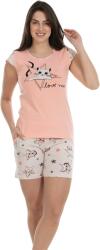 Bella Secret Pijama damă, 3078, tricou mânecă scurtă cu pantalon scurt, Bella Secret