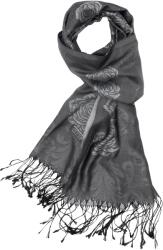 TOTOX Esarfa, casmir gri, Pashma, model trandafir, 170 cm x 70 cm
