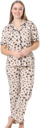 Bella Secret Pijama damă, 6278, cămașă mânecă scurtă cu pantalon lung, Bella Secret