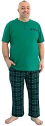 Aydogan Pijama de bărbați, mărimi mari, tricou cu pantaloni lungi, 100% bumbac, Aydogan