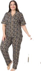 Bella Secret Pijama damă, 6253, cămașă mânecă scurtă cu pantalon lung, Bella Secret