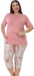 Bella Secret Pijama damă, 7049, tricou mânecă scurtă cu pantalon trei sferturi, Bella Secret