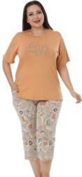 Bella Secret Pijama damă, 6167, tricou mânecă scurtă cu pantalon trei sferturi, Bella Secret