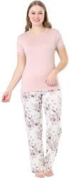 Bella Secret Pijama damă, 6288, tricou mânecă scurtă cu pantalon lung, Bella Secret