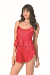 TOTO-X Pijama satin maiou cu pantalon scurt, 9089, Primoda