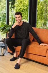Aydogan Pijama bărbați, 240864, 100% bumbac, negru, Aydogan