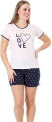 Bella Secret Pijama damă, 3004, tricou mânecă scurtă cu pantalon scurt, Bella Secret