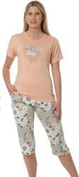 Bella Secret Pijama damă, 7082, tricou mânecă scurtă cu pantalon trei sferturi, Bella Secret