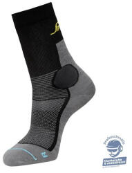 Snickers Litework 37.5 Közepes Szárú Zokni - Szürke/fekete, 37-40 - 9217 (SNICKERS LITEWORK 37.5 KÖZEPES SZÁRÚ ZOKNI - SZÜRKE/FEKETE, 37 - 9217)