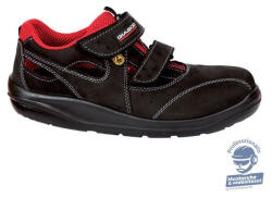 Giasco Haiti S1P Esd Munkavédelmi Szandál - Fekete/piros, 45 - 71N93C (GIASCO HAITI S1P ESD MUNKAVÉDELMI SZANDÁL - 71N93C)