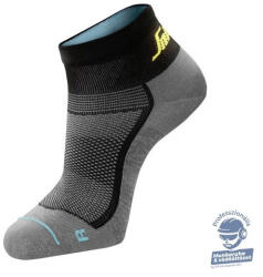 Snickers Litework 37.5 Alacsony Szárú Zokni - Szürke/fekete, 37-40 - 9218 (SNICKERS LITEWORK 37.5 ALACSONY SZÁRÚ ZOKNI - SZÜRKE/FEKETE, 37 - 9218)