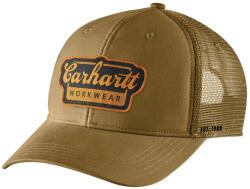 Carhartt Hálós hátú Twill sapka nagy emblémával - 106738 (CARHARTT HÁLÓS HÁTÚ TWILL SAPKA NAGY EMBLÉMÁVAL - 106738)