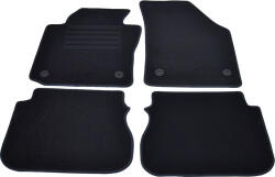  Covorase mocheta pentru VW Caddy, fixare rotunda, negre, set 4 piese (840149BLACKROU)