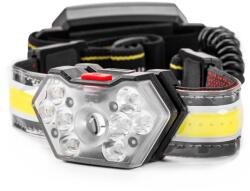 AMiO Lanterna frontala COB LED 6500K cu acumulator si 5 moduri, AMiO LH04 (AM02826)