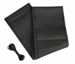 Pilot Husa volan din piele Sport Lampa, marimea L, 37-39 cm, negru (LAM32998)