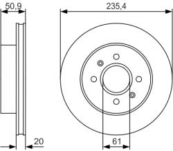 Bosch 0 986 479 R52 Disc frana