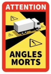 Carmotion Autocolant Angles Morts pentru TIR, laminat anti-UV, 25x17 cm (CAM86707)