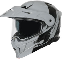 ORIGINE Casca moto Origine Adventure Cyborg Rabatabila cu ochelari, culoare gri negru lucios, marime S (2040340131001S) - simoto