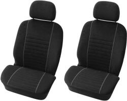 Carpoint Huse scaune auto fata Carpoint Velour, set 4 piese, negre (310404)