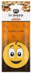 K2 Odorizant auto K2 Be Happy Mandarin cu agatatoare pentru oglinda (K2C801)