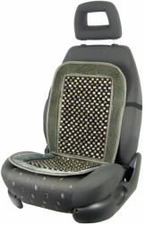Carpoint Husa scaun auto fata cu bile din lemn si velur Deluxe Carpoint (CAR0323219)