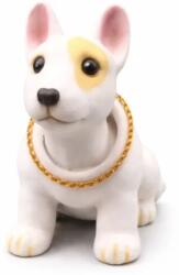 Cridem Ornament auto interior Bull Terrier cu cap mobil pentru bord (CRI56D01)