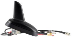 Automax Antena auto tip rechin AM/FM, GSM, GPS, 12V, neagra, montaj 15 mm (53650)