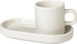blomus Cești pentru espresso Pilar moonbeam cu farfurioară 2 buc (63703)