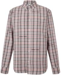 OFF WHITE Риза с дълъг ръкав OFF WHITE Men's Long Sleeve Patterned Shirt - Mauve 6080