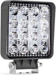 AMiO Proiector auto LED AMIO 12-24V, 16 LED 3030, 3840 lm, 110x110 mm (AM02424)