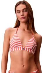 Calvin Klein LV00Q61225 Triangle bikini top - Pink (20171 Cent Stripe / Acorn Orange)