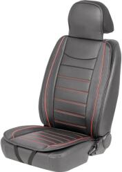 Carpoint Husa protectie scaun auto Carpoint Genoa, negru cu dunga rosie, 1 buc (323300)