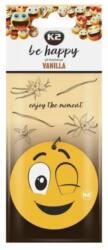 K2 Odorizant auto K2 Be Happy Vanilla cu parfum de vanilie (K2C803)