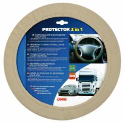LAMPA Husa volan elastica 2 in 1 bej universala, protectie si confort (LAM33148)