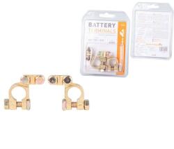 Automax Set 2 borne baterie auto Automax din alama, plus si minus, 5140 (5140)