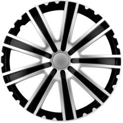 Gorecki Set capace roti 15 inch Toro Silver Black din ABS rezistent, 4 buc (15140)