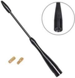 Automax Tija antena auto Automax 16 cm, neagra, cu adaptoare 5 si 6 mm (9964)