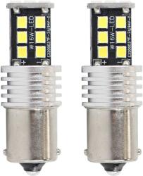 AMiO Set 2 becuri auto LED Canbus BA15D P21W 12-24V, 4.2W, 15 SMD AMIO (AM01293)
