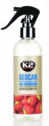 K2 Odorizant auto cu atomizor K2 Deocar, parfum capsuni, 250 ml (K2M117S)